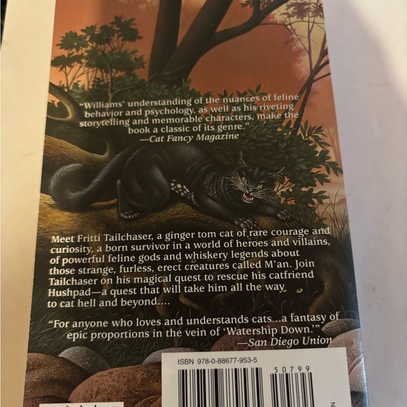 Tad Williams' Tailchaser's Song paperback #fantasy #fiction - Picture 4 of 4